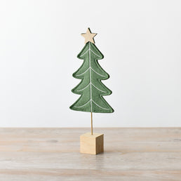 Small Green Felt Tree