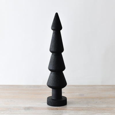 Black Wooden Tree Ornament