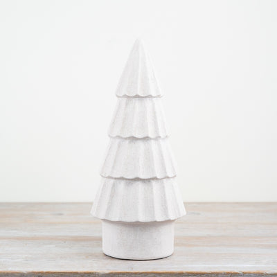 Large Cream White Tree Ornament