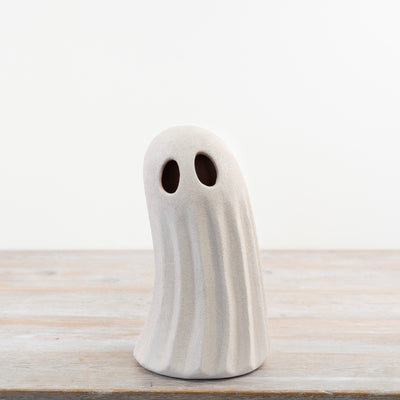 Small White standing Ghost Deco