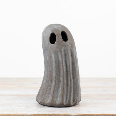 Small Brown Grey Standing Ghost Deco