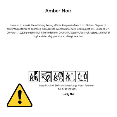 Amber Noir Wax Melt