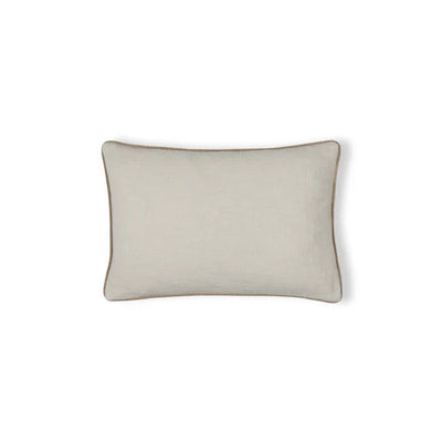 Bertie Small Oblong Cushion Cotton Ramie | Off White/Natural