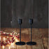 Black Candle Holders Set of 2