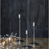 Silver Candle Holders Set of 3