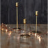 Gold Candle Holders Set of 3
