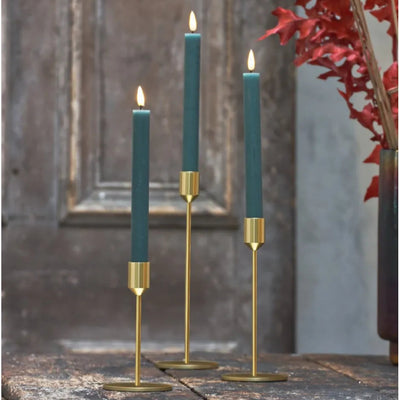 Gold Candle Holders Set of 3