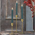 Gold Candle Holders Set of 3
