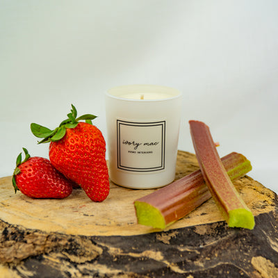 Strawberry and Rhubarb Candle
