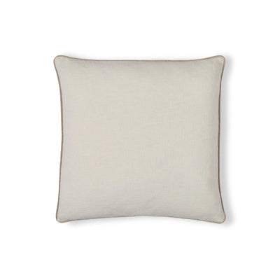 Jasper Square Cushion Ramie Cotton | Off White/Natural