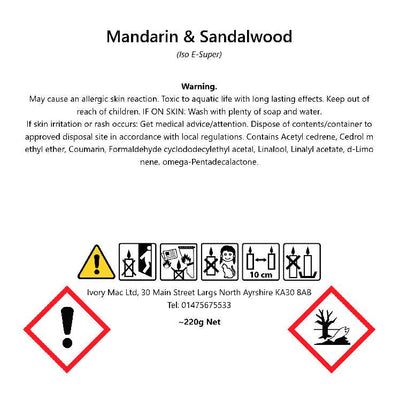 Mandarin & Sandalwood Candle