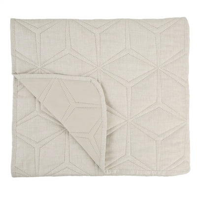 Malini Lombardi King Cream Quilt