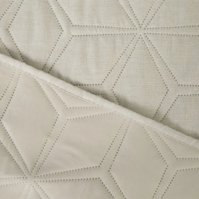 Malini Lombardi King Cream Quilt