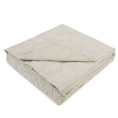 Malini Lombardi King Cream Quilt
