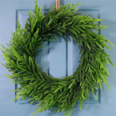 Real Touch Grand Norfolk Pine Wreath