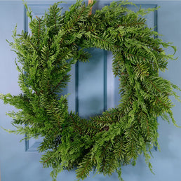 Real Touch Mountain Spruce Wreath