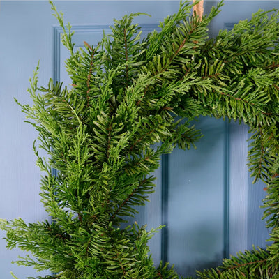 Real Touch Mountain Spruce Wreath