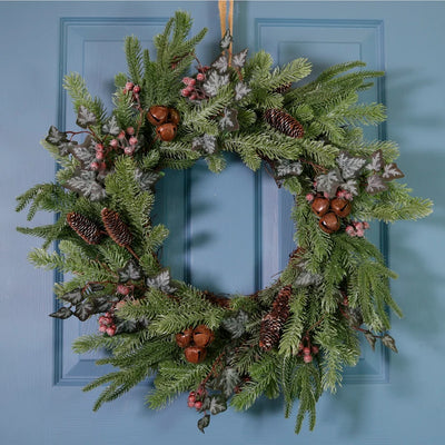 Premium Country Forest With Bells Wreath