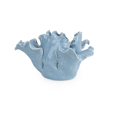 Blue Flower Shaped Tealight Holder