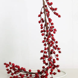 Xmas Mini Garland Red