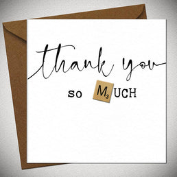Thank You So Much Greeting Card