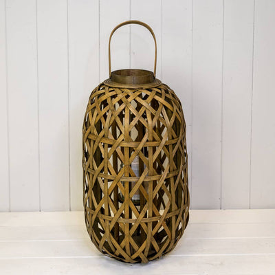 Small Oval Bamboo Lantern