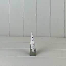 Light Green/White Ceramic Gonk Decoration