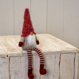 Sitting Red Woolly Gonk