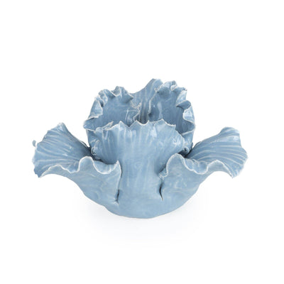 Blue Flower Shaped Tealight Holder