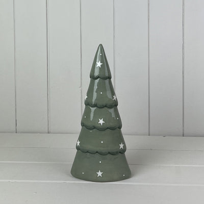 Large Light Green Ceramic Tree Decoration