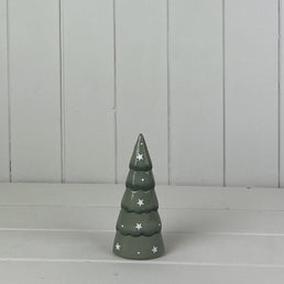 Small Light Green Ceramic Tree Decoration