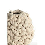 Shell Textured Ceramic Vase