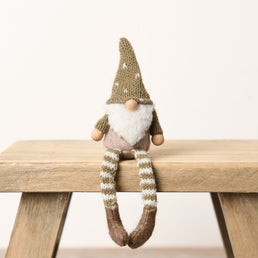 Fabric Sage Green Sitting Gonk - 15cm