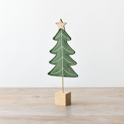 Small Green Felt Tree