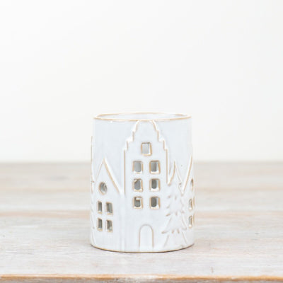 Large House Shaped Candle Cup Holder