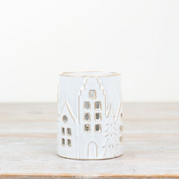 Large House Shaped Candle Cup Holder