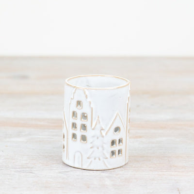 Small House Candle Cup Holder
