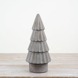Grey Tiered Tree Ornament