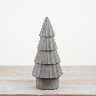 Tree Ornament in Grey, 28cm