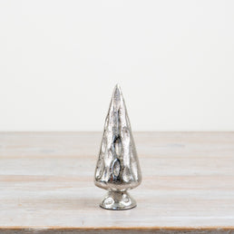 Small Silver Hammered Tree