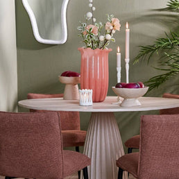 Tivoli Matt Cream T-Light Holders