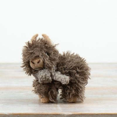 Standing Highland Cow, 17cm