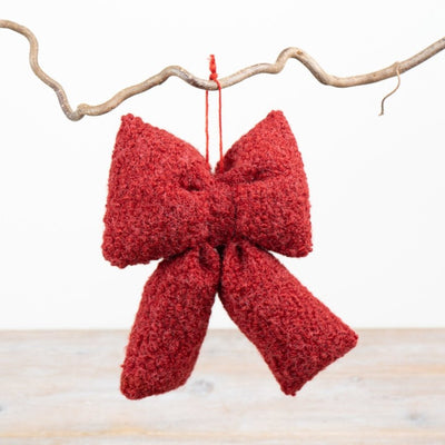 Large Red Bow Hanging Decoration