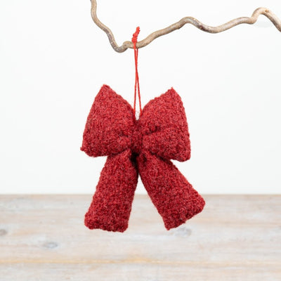 Small Red Bow Tree Hanger