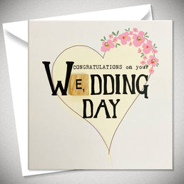 CONGRATULATIONS on your WEDDING DAY