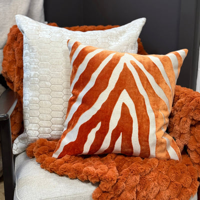 Paul Moneypenny Zebedeedodah Orange Small Cushion