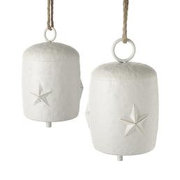 White Cow Bells Set