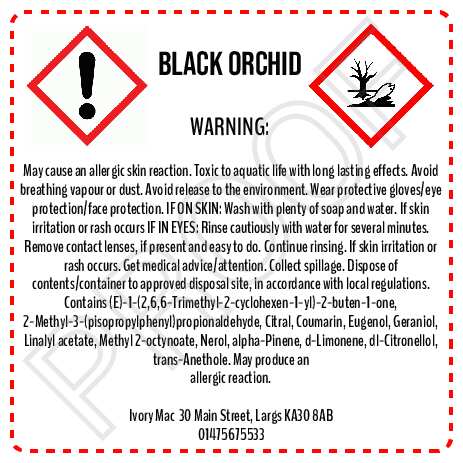 Black Orchid 30ml Fragrance Oil