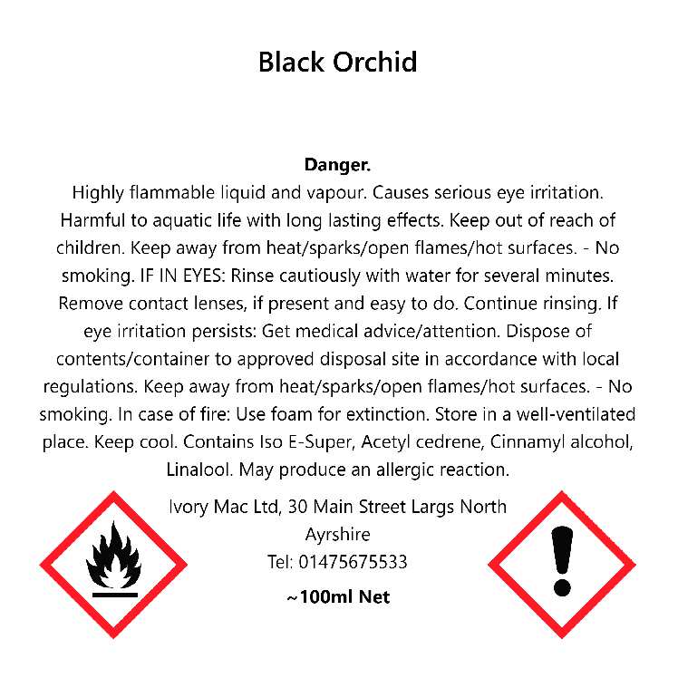 Black Orchid Room Spray