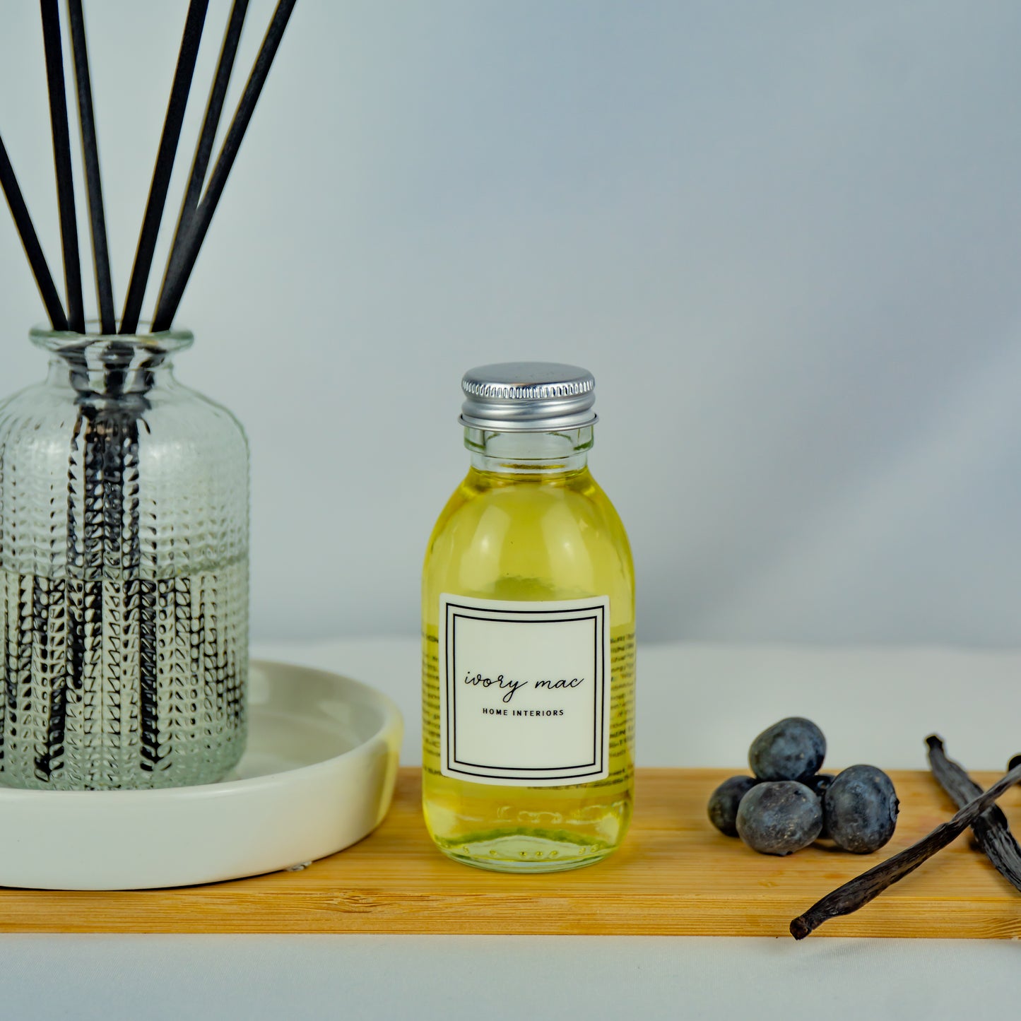 Blueberry & Vanilla 100ml Reed Diffuser Refill